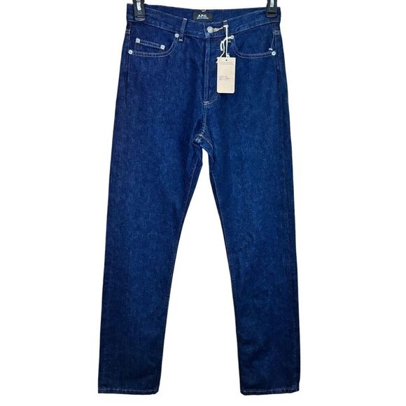 APC Jean Standard 100% Cotton Dark Denim Unisex Jean NWT Size 28 - Picture 1 of 4